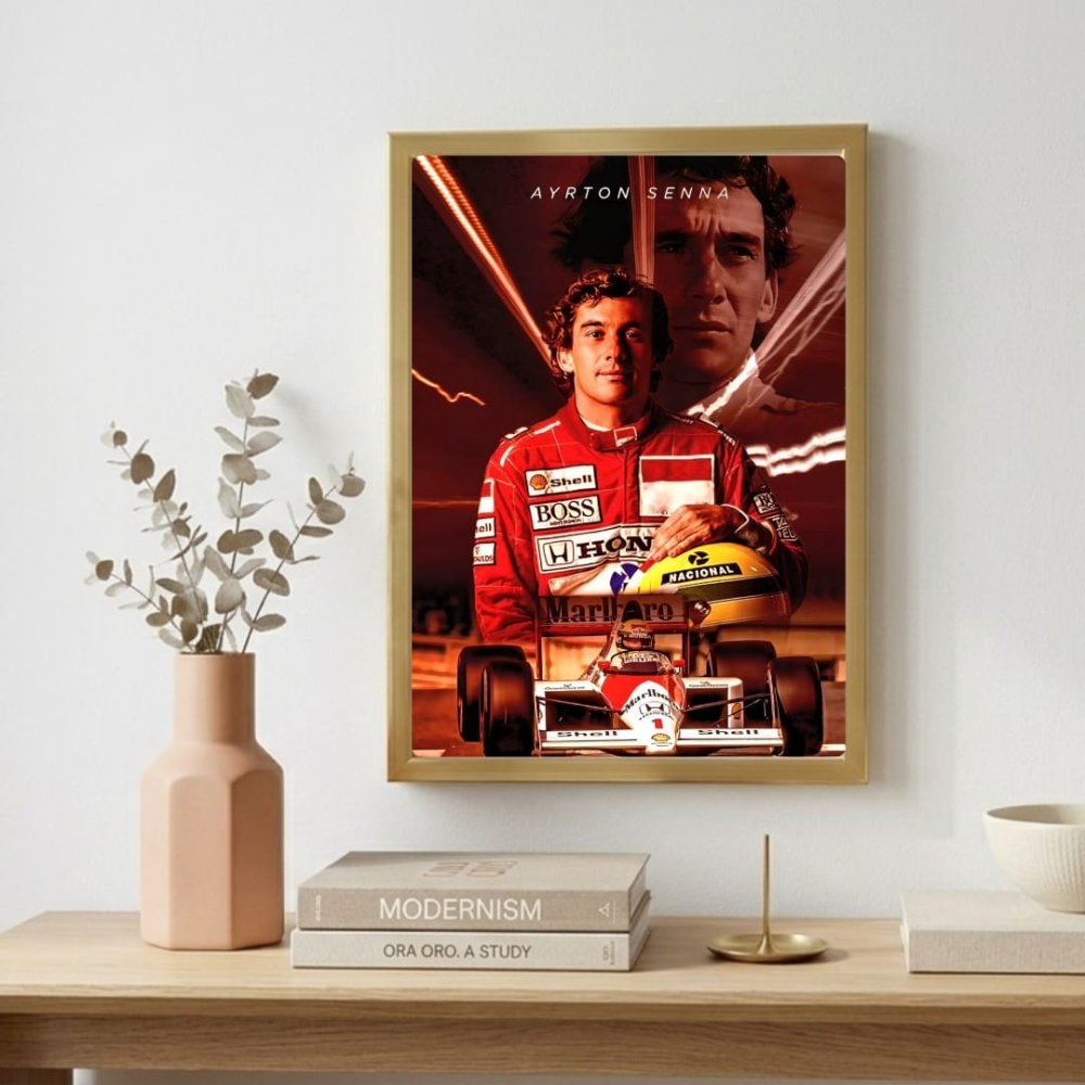 ayrton senna f1 mclaren - Vibes Districtayrton senna f1 mclaren poster GoldVibes District