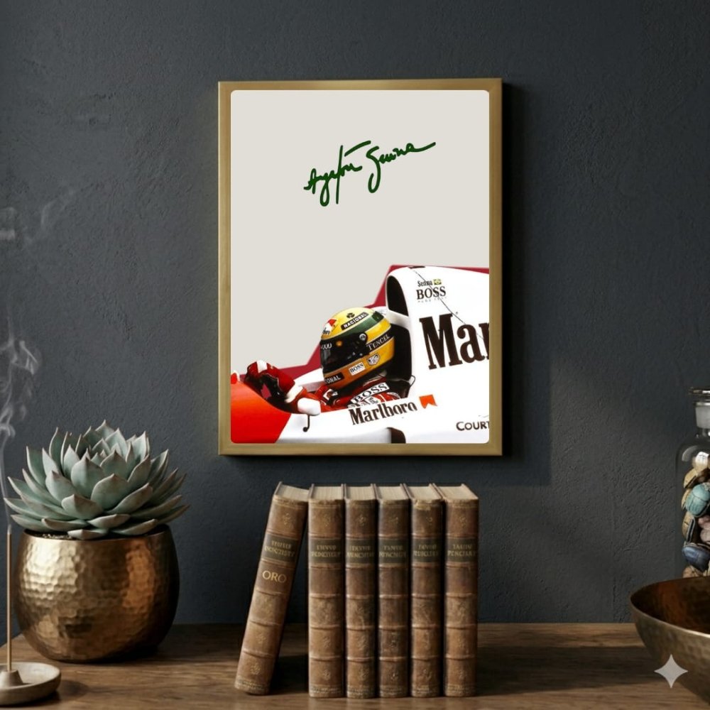 ayrton senna mclaren - Vibes Districtayrton senna mclaren poster BiancoVibes District