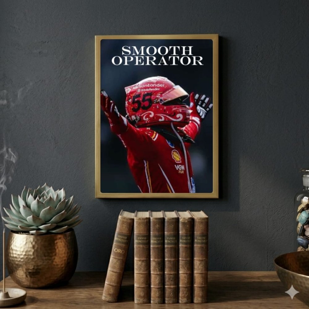 carlos sainz ferrari f1 - Vibes Districtcarlos sainz ferrari f1 poster BiancoVibes District