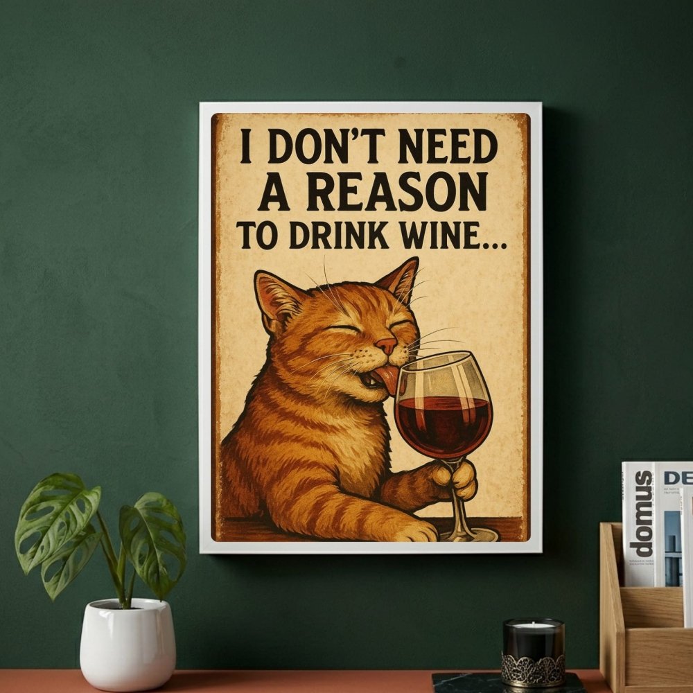 cat, bar and restaurant decoration - Vibes Districtcat, bar and restaurant decoration poster GoldVibes District