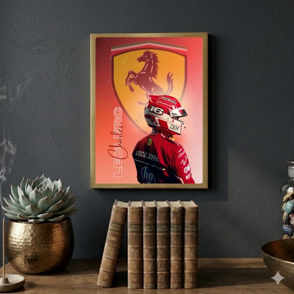 charles leclerc ferrari f1 - Vibes Districtcharles leclerc ferrari f1 poster NeroVibes District