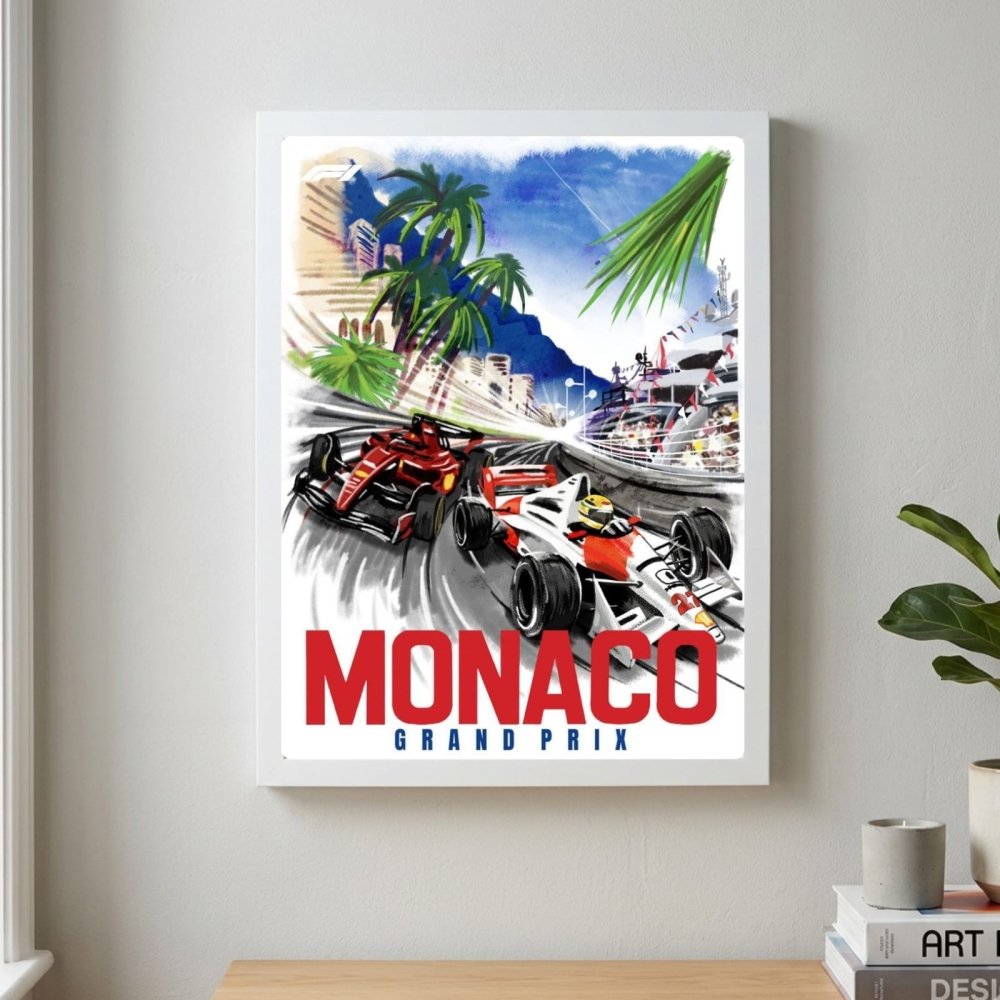 f1 poster monaco gp - Vibes Districtf1 poster monaco gp poster BiancoVibes District