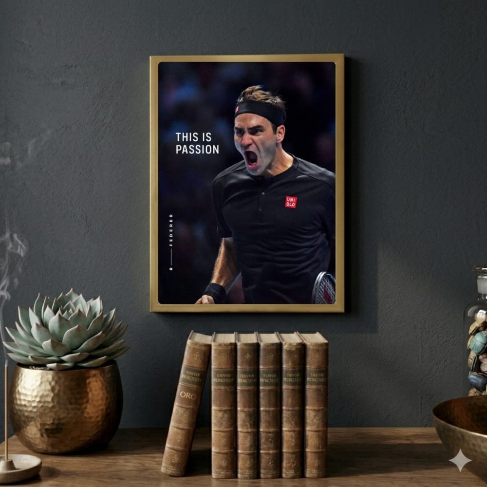 Federer roger - Vibes DistrictFederer roger poster GoldVibes District
