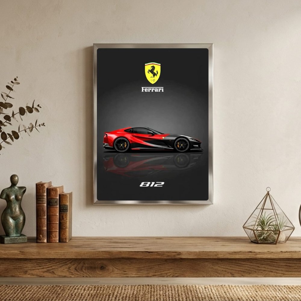 ferrari - car poster - Vibes Districtferrari - car poster SilverVibes District