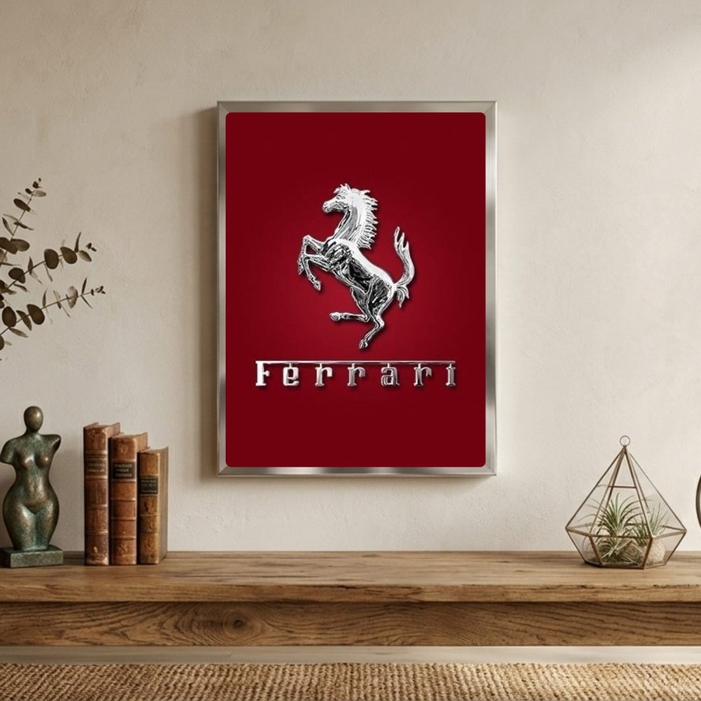 Ferrari logo - Vibes DistrictFerrari logo SilverVibes District