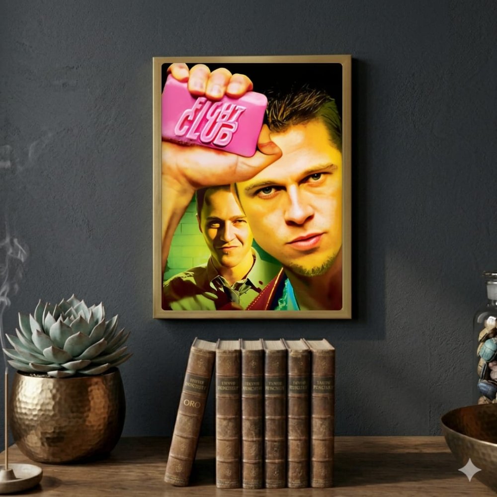 Fight club - Vibes DistrictFight club poster SilverVibes District
