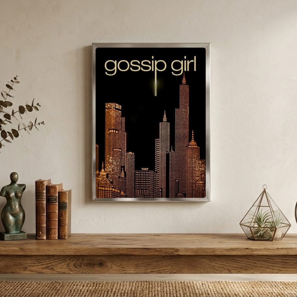 Gossip girl - Vibes DistrictGossip girl poster GoldVibes District