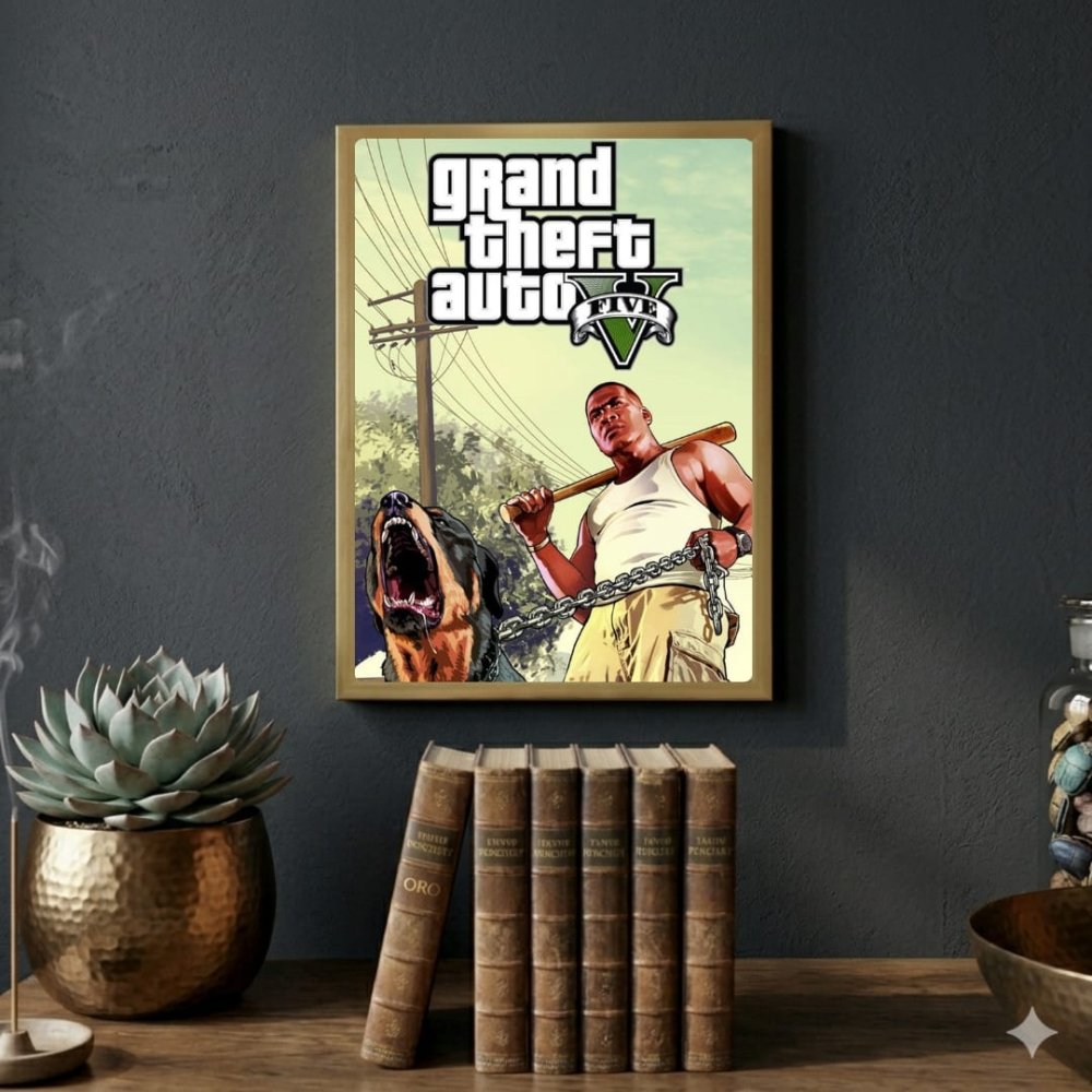 Gta 5 - Vibes DistrictGta 5 poster GoldVibes District