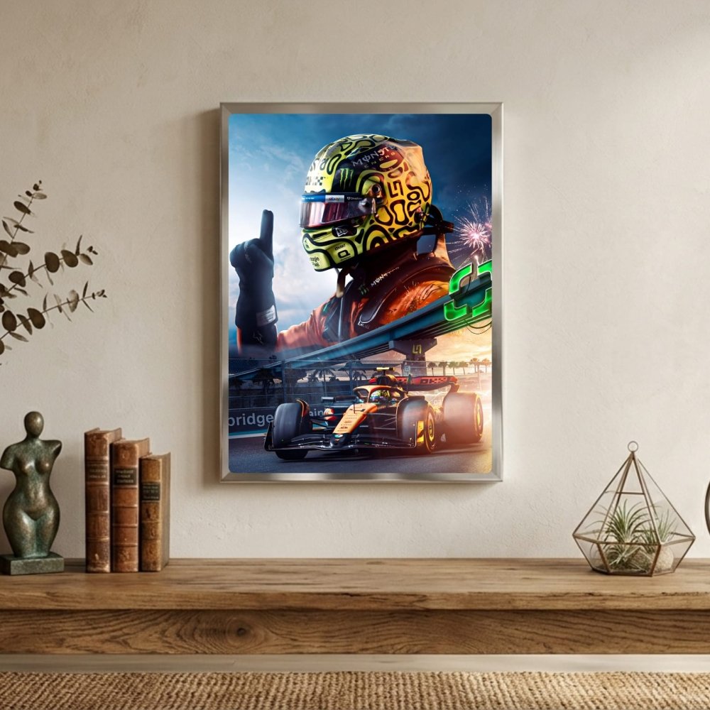 lando norris mclaren f1 - Vibes Districtlando norris mclaren f1 poster NeroVibes District