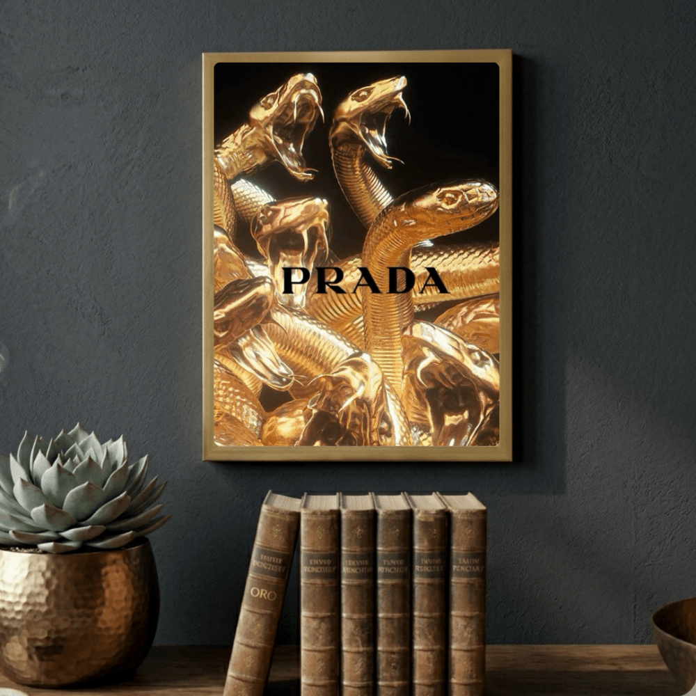 Luxury brand - Vibes DistrictLuxury brand poster SilverVibes District