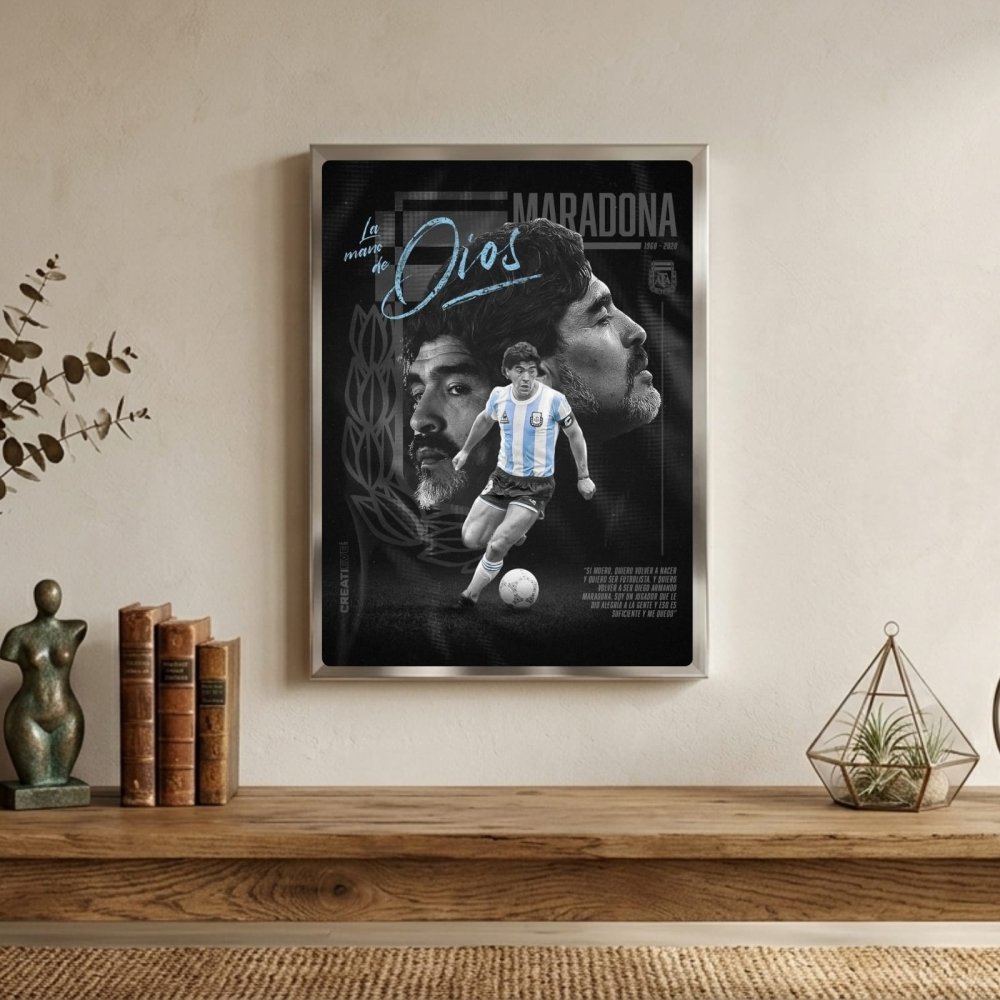 Maradona - Vibes DistrictMaradona poster GoldVibes District