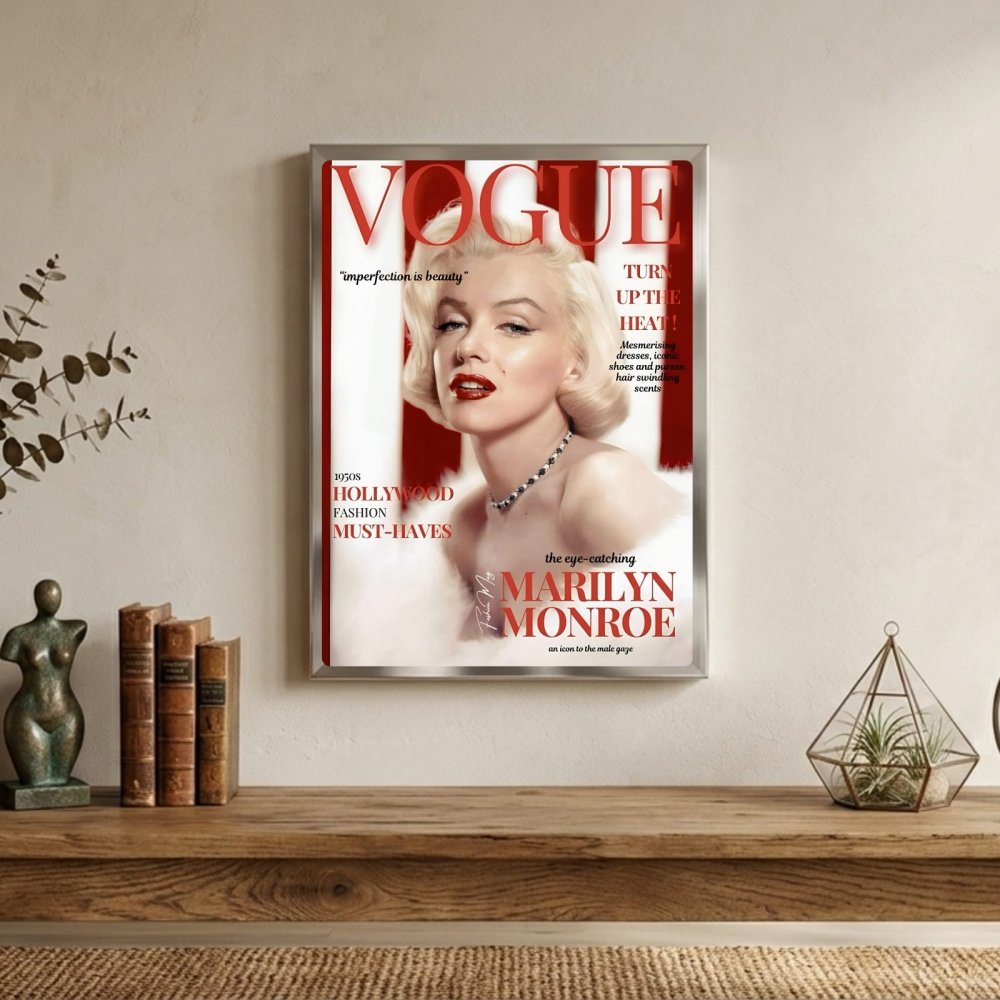 marilyn monroe vogue - Vibes Districtmarilyn monroe vogue poster NeroVibes District