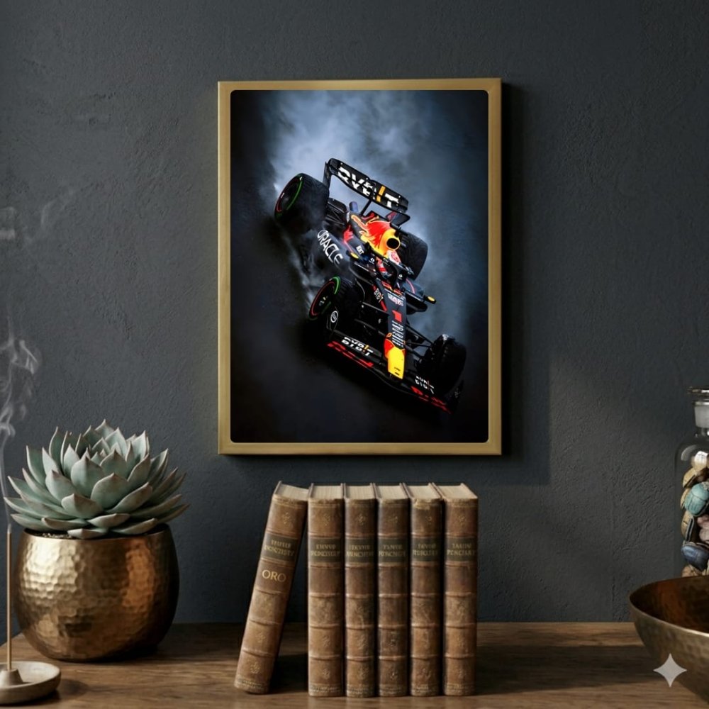 max verstappen red bull f1 - Vibes Districtmax verstappen red bull f1 poster GoldVibes District