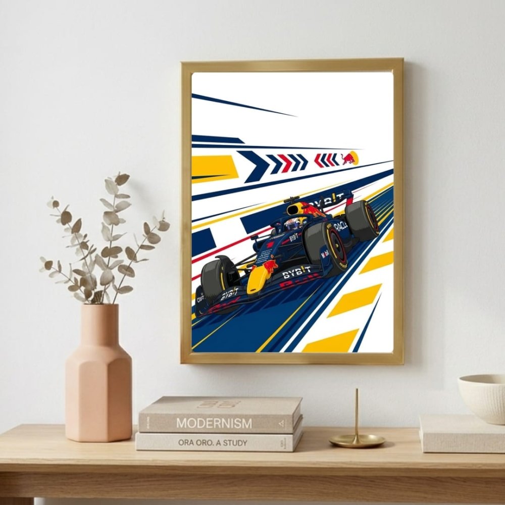 max verstappen red bull f1 - Vibes Districtmax verstappen red bull f1 poster SilverVibes District
