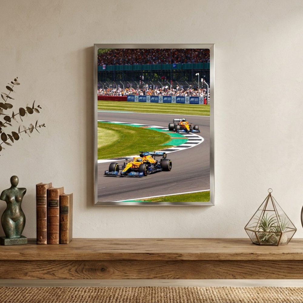 McLaren F1 Poster with Frame - Vibes DistrictMcLaren F1 Poster with Frame poster SilverVibes District