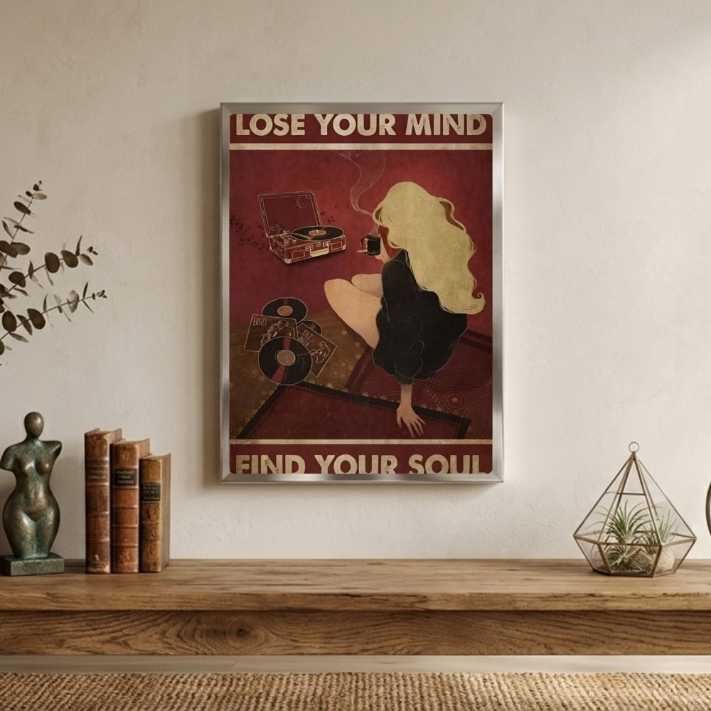Music girl house deco - Vibes DistrictMusic girl house deco poster NeroVibes District