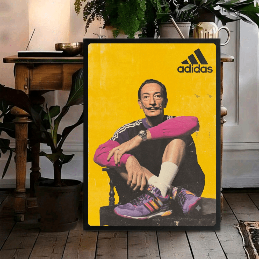 poster dalì adidas - Vibes Districtposter dalì adidas poster GoldVibes District
