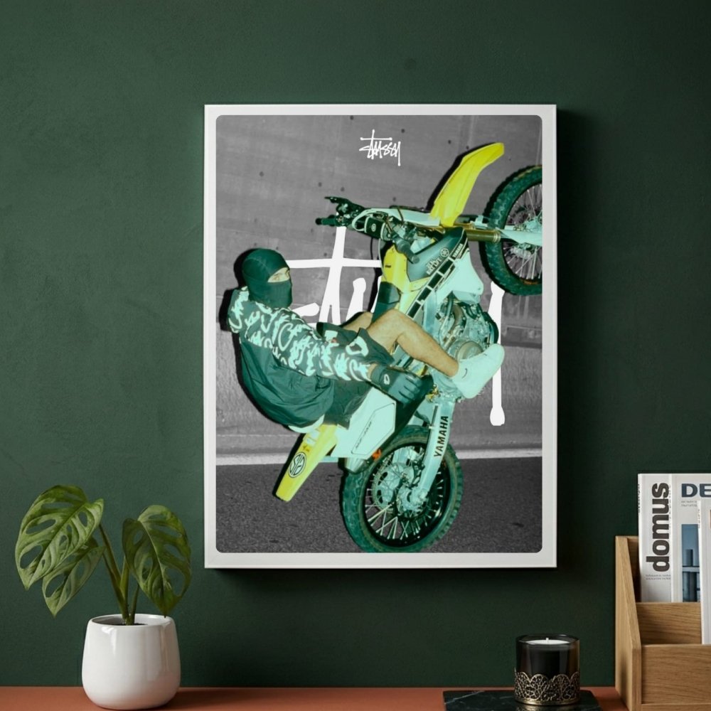 poster stussy - Vibes Districtposter stussy poster GoldVibes District