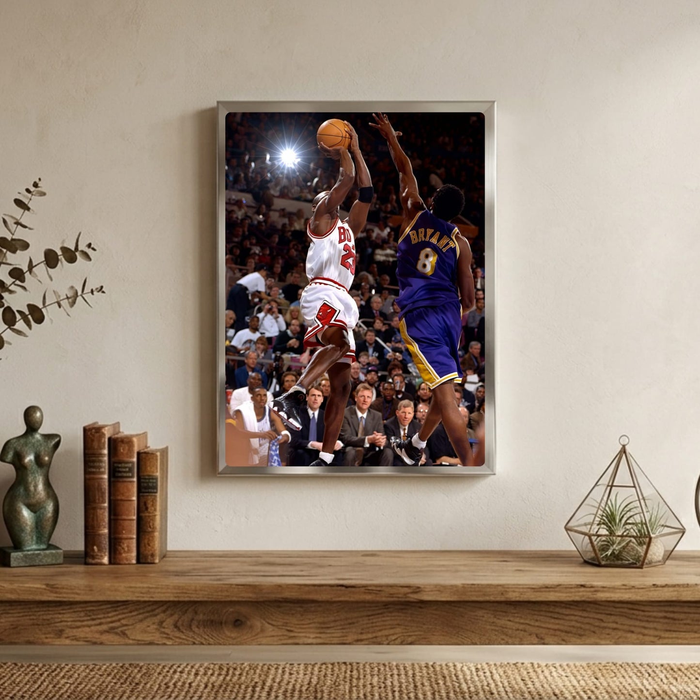 Michael Jordan and Kobe Briant - Basket