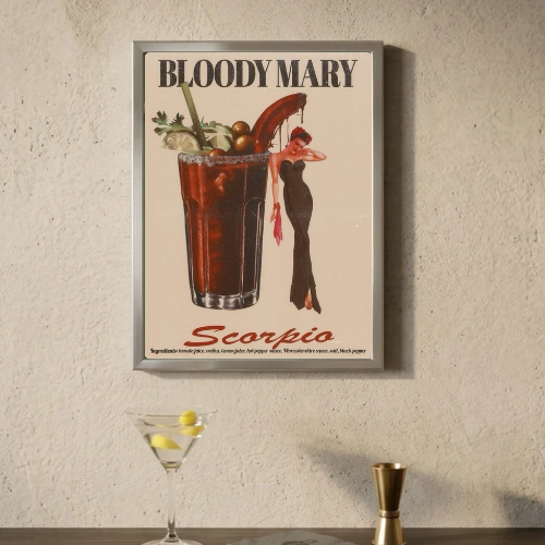bar and restaurant decoration, espresso martini capricorn