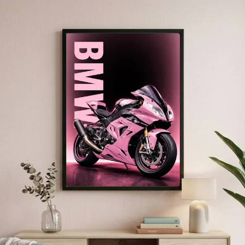Bmw moto pink