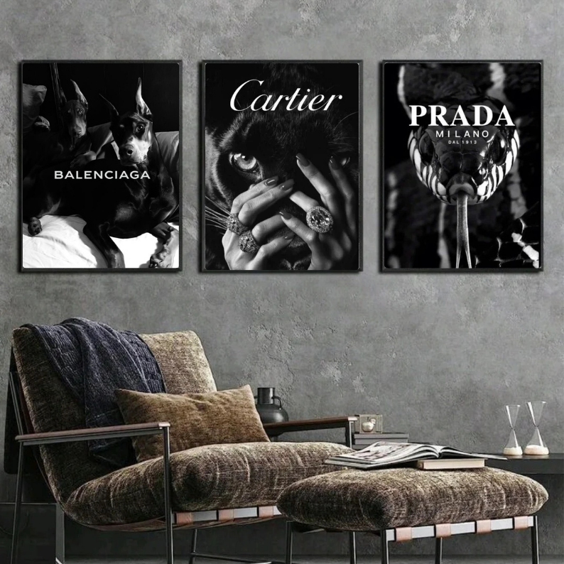 luxury brand black