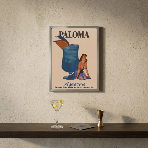 bar and restaurant decoration, paloma acquarius