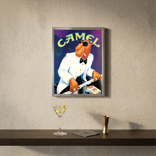bar and restaurant decoration, Camel sigarette