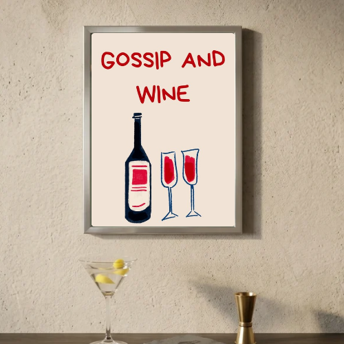 bar and restaurant decoration wine and gossip