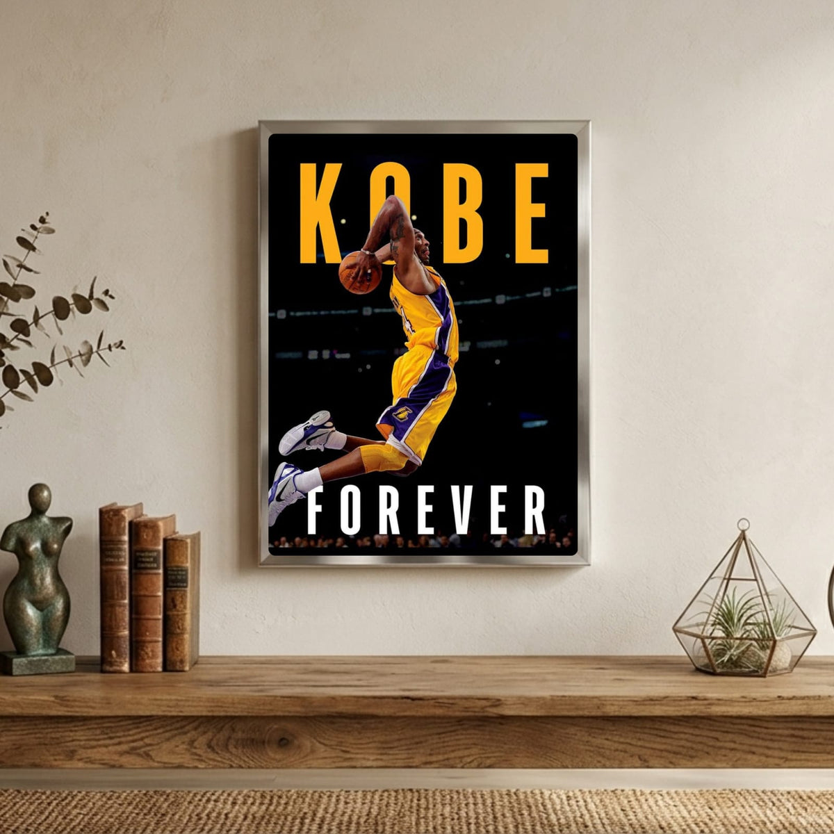 Kobe Bryant - Basket poster con cornice