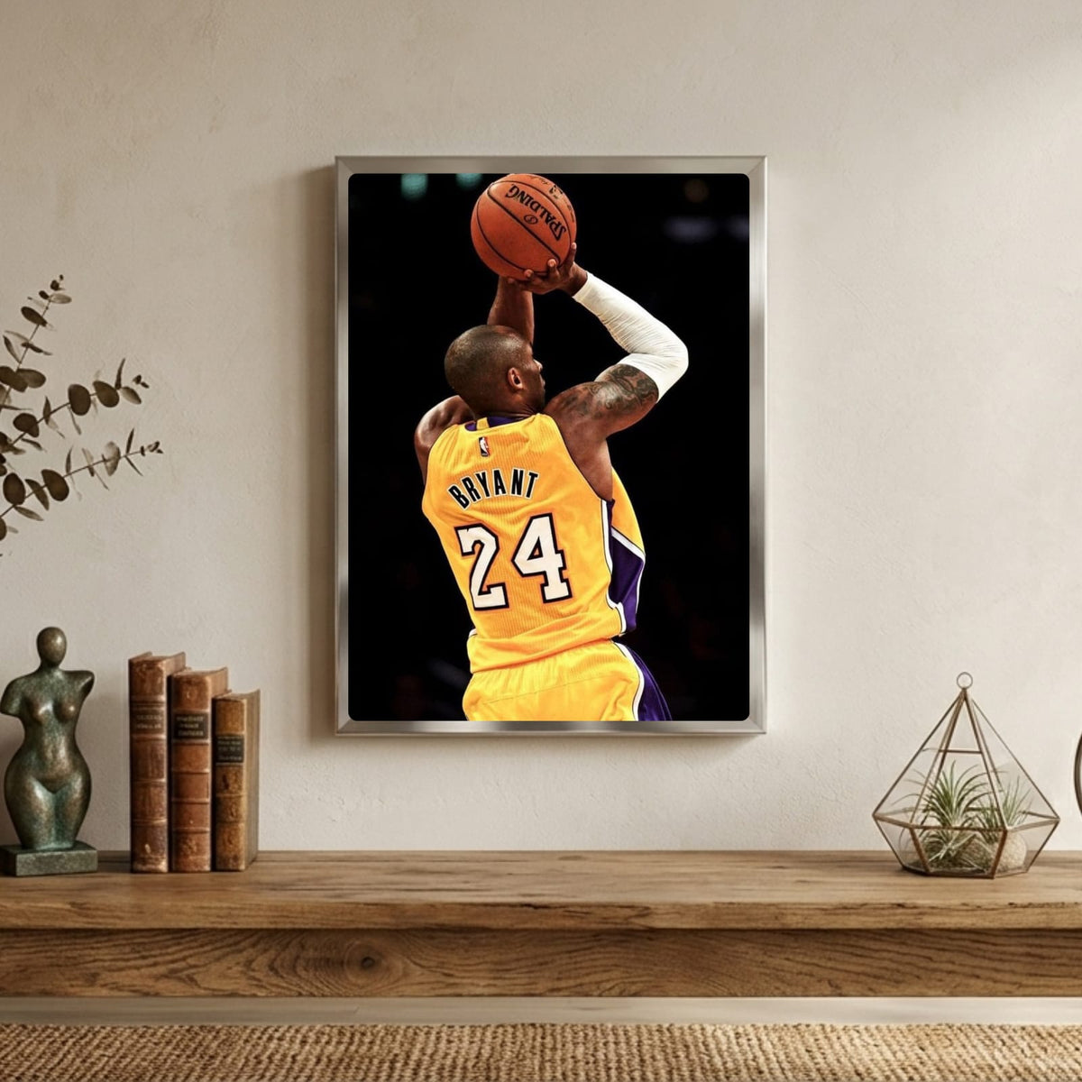 Kobe Bryant - Basket poster con cornice