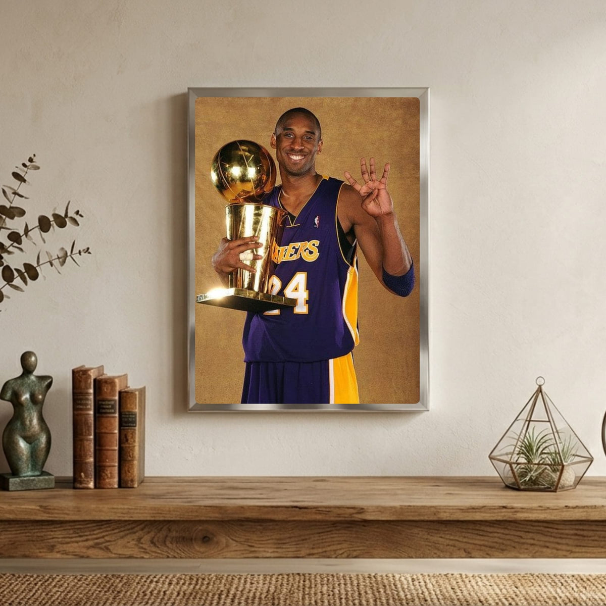Kobe Bryant - Basket poster con cornice