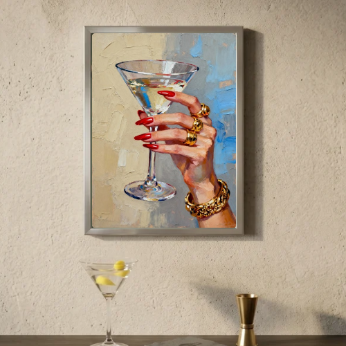 bar and restaurant decoration martini chic