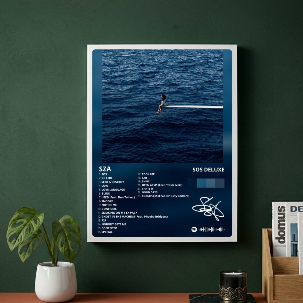 SZA - SOS Poster with Frame - Vibes DistrictSZA - SOS Poster with Frame BiancoVibes District