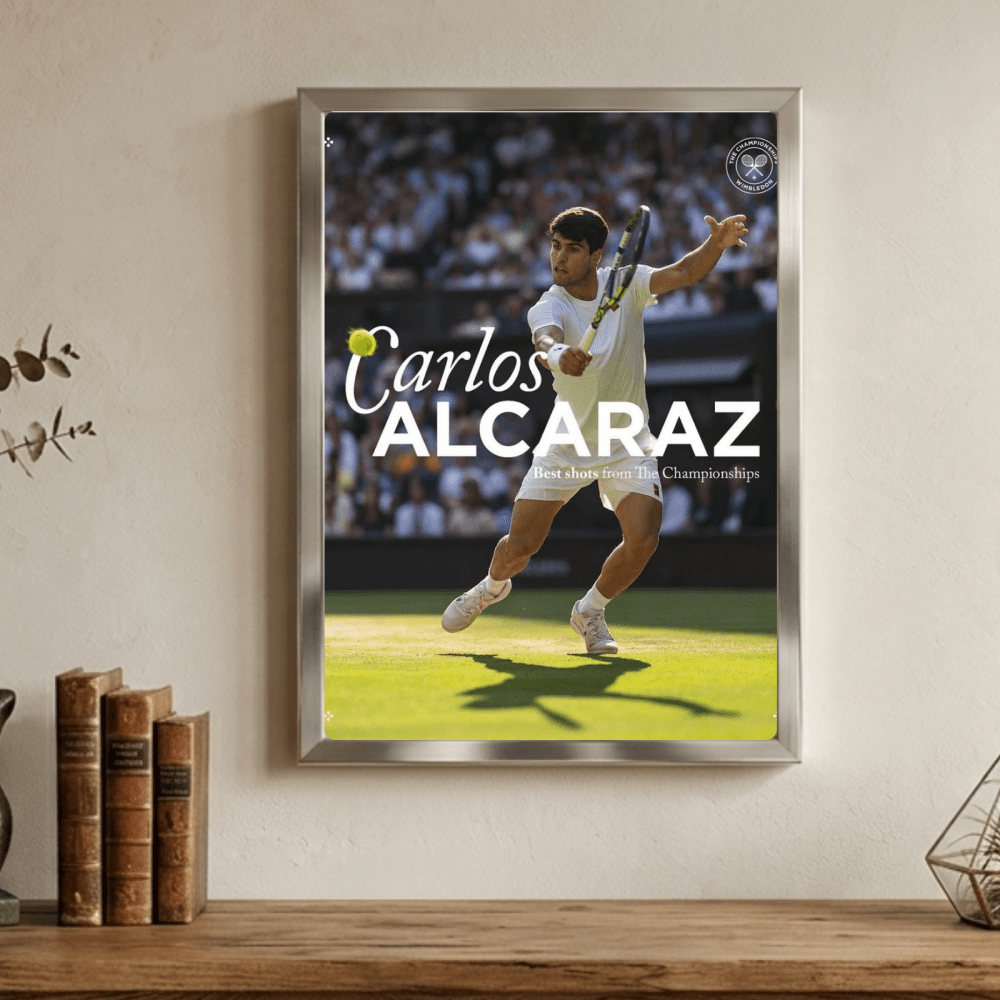 Tennis - Carlos Alcaraz - Vibes DistrictTennis - Carlos Alcaraz poster GoldVibes District