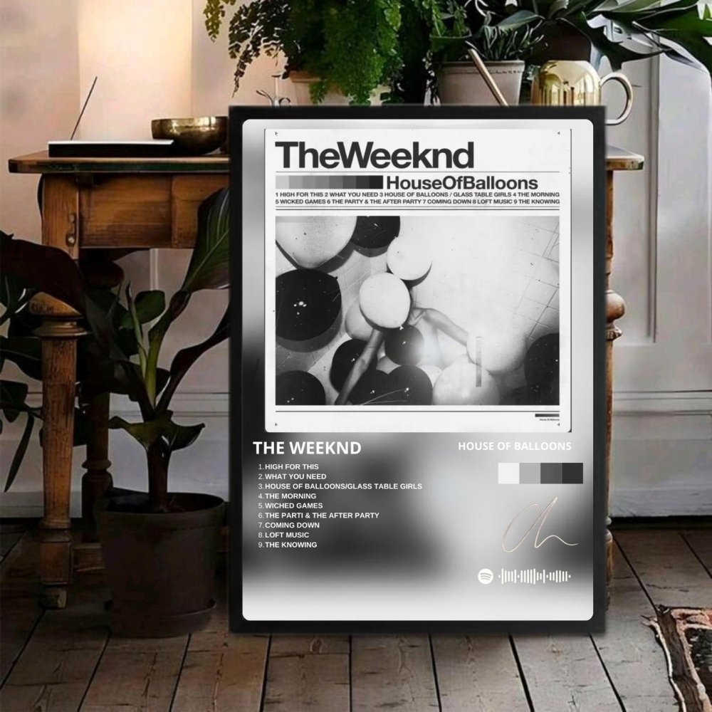 the weeknd - house of balloons - Vibes Districtthe weeknd - house of balloons poster SilverVibes District