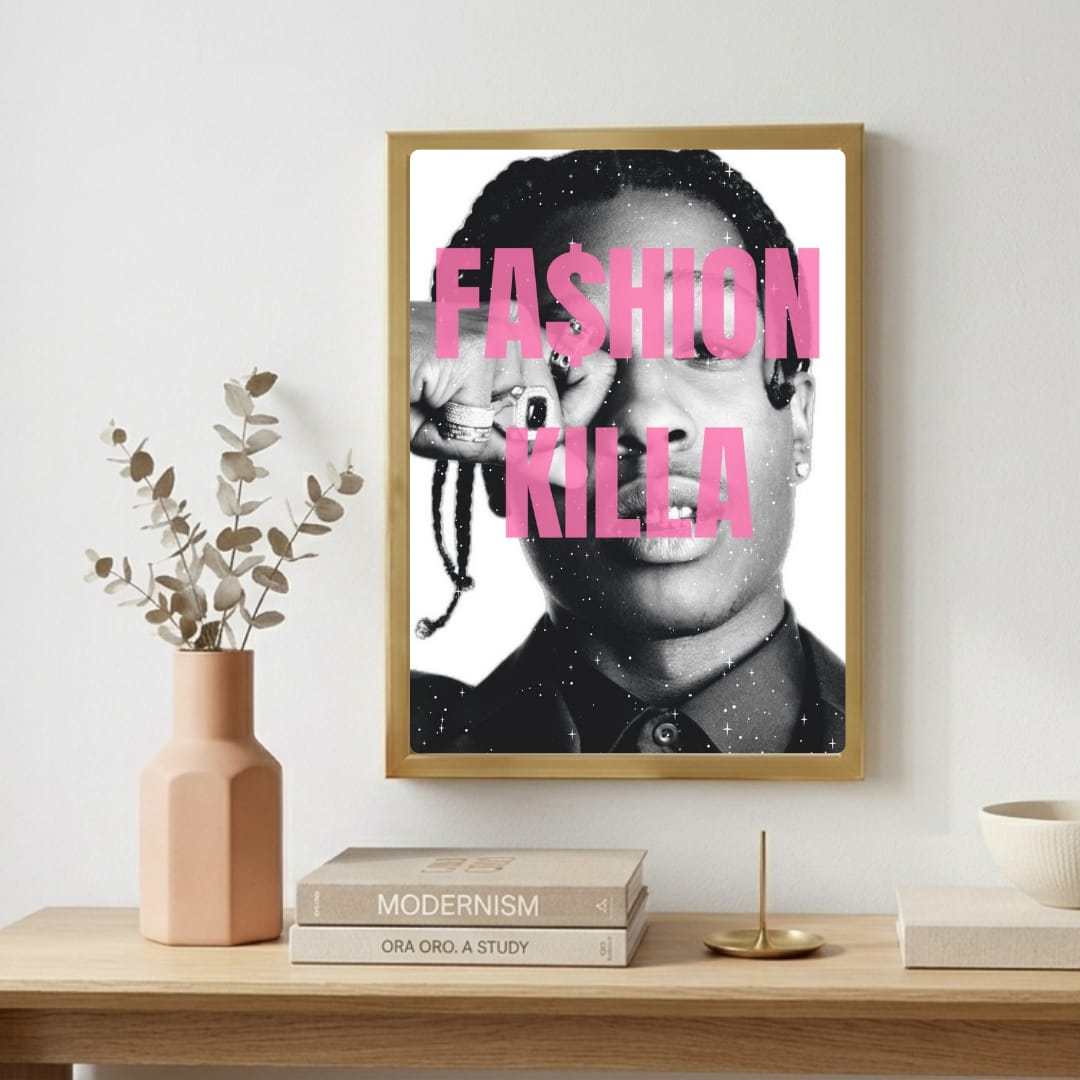 Asap rocky fashion poster