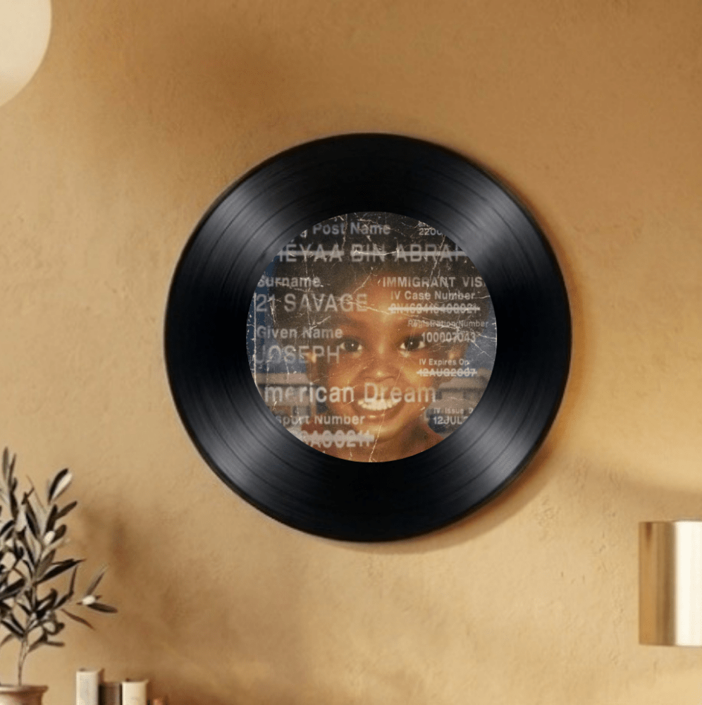 21 Savage – American Dream Decorative Wall Vinyl - Vibes District21 Savage – American Dream Decorative Wall Vinyl Vinyl Vibes District