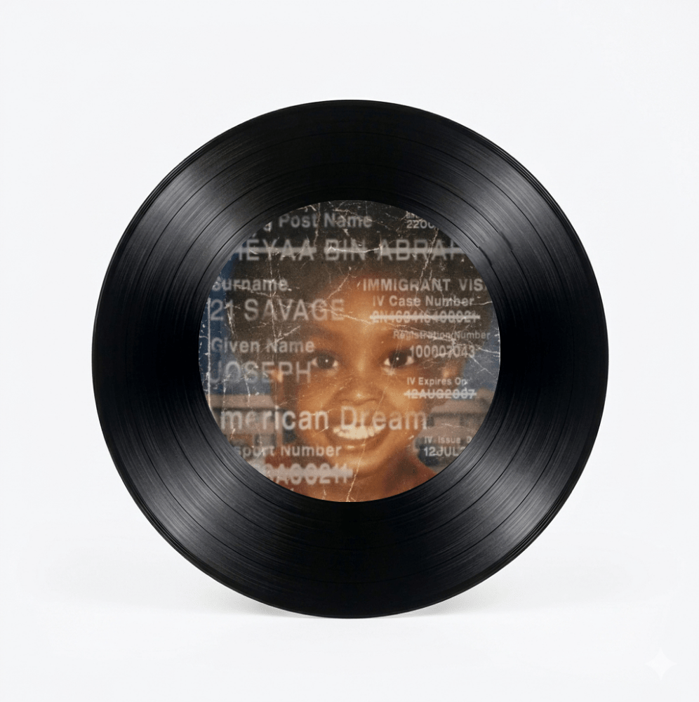 21 Savage – American Dream Decorative Wall Vinyl - Vibes District21 Savage – American Dream Decorative Wall Vinyl Vinyl Vibes District