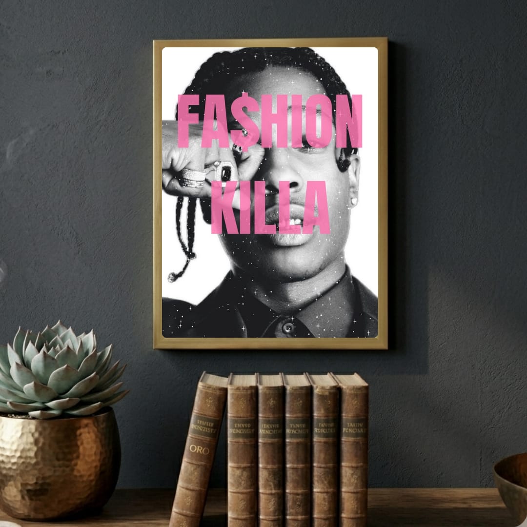 Asap rocky fashion poster