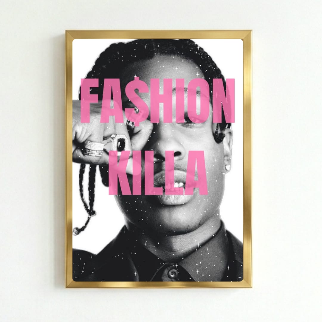 Asap rocky fashion poster