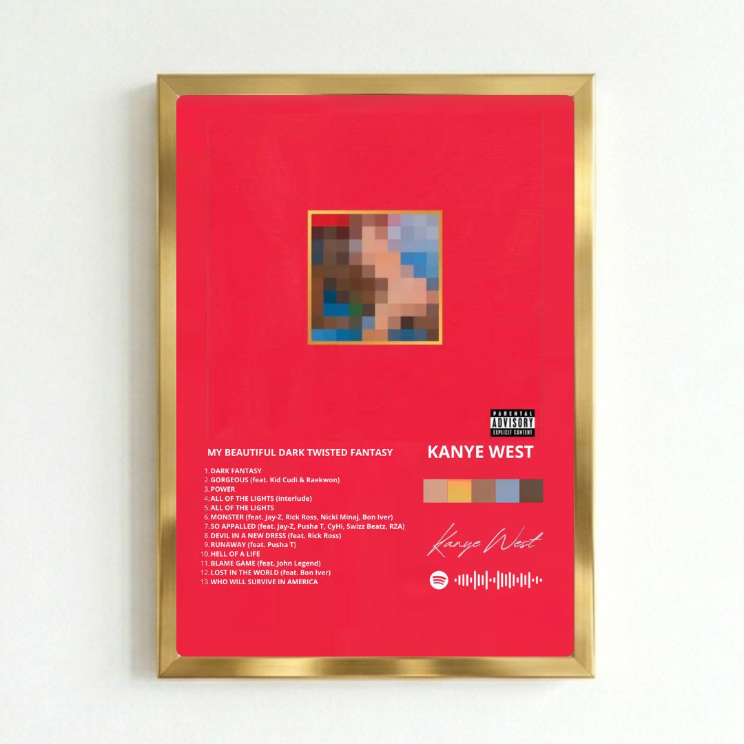 kanye west - my beautiful dark twisted fantasy