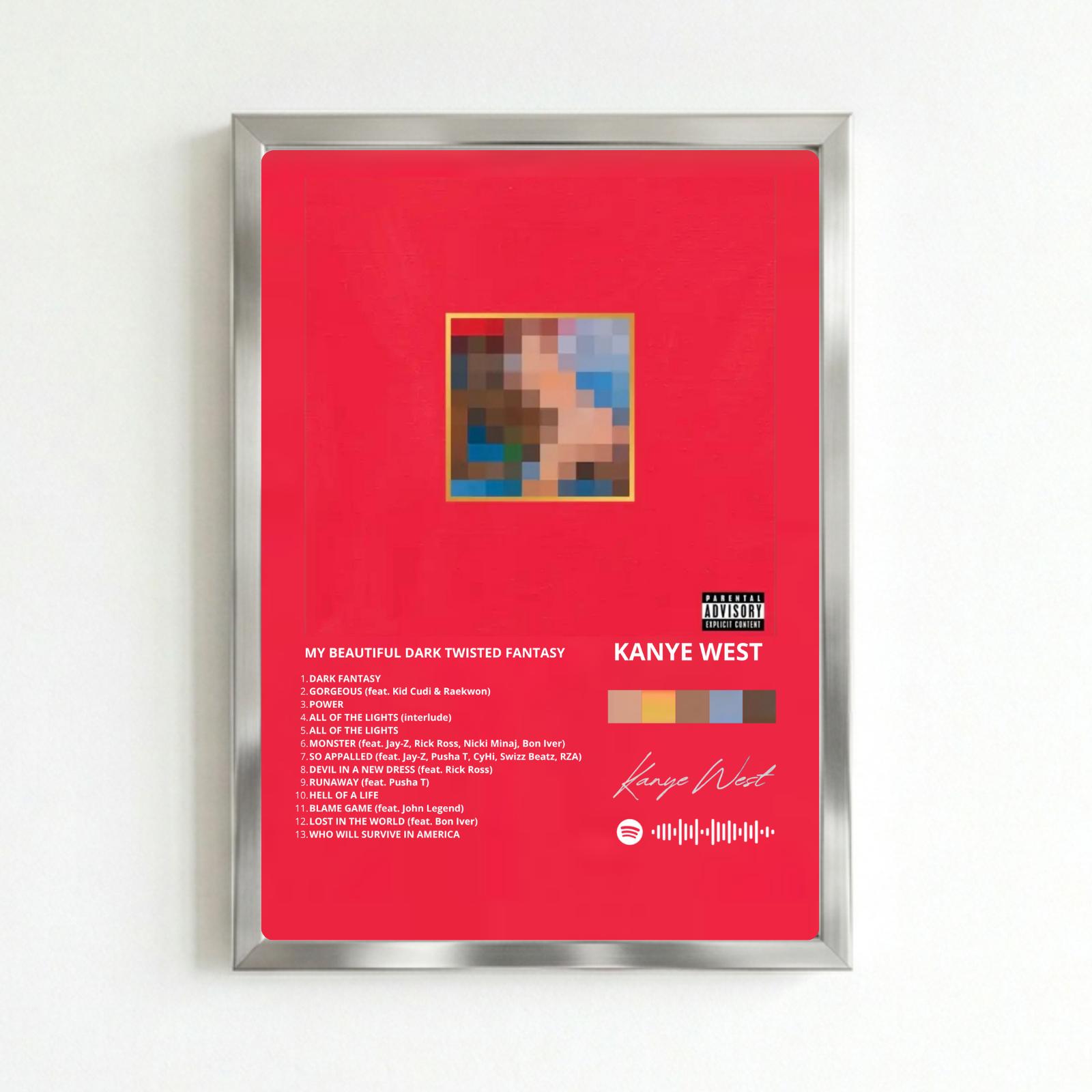 kanye west - my beautiful dark twisted fantasy
