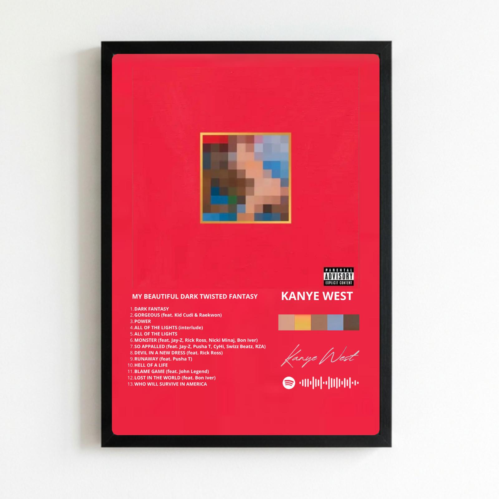 kanye west - my beautiful dark twisted fantasy