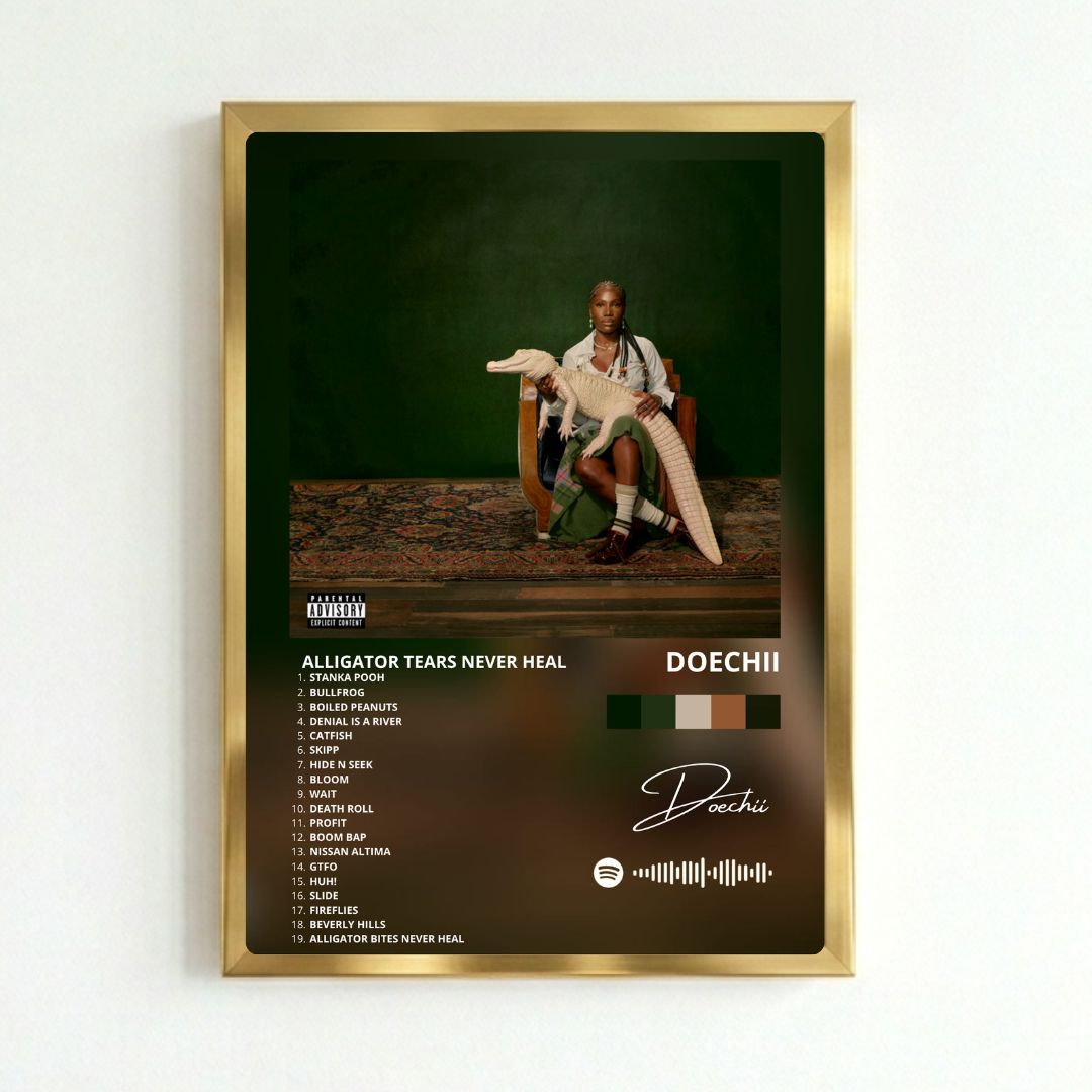 poster doechii alligator tears never heal