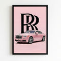rolls royce- car poster