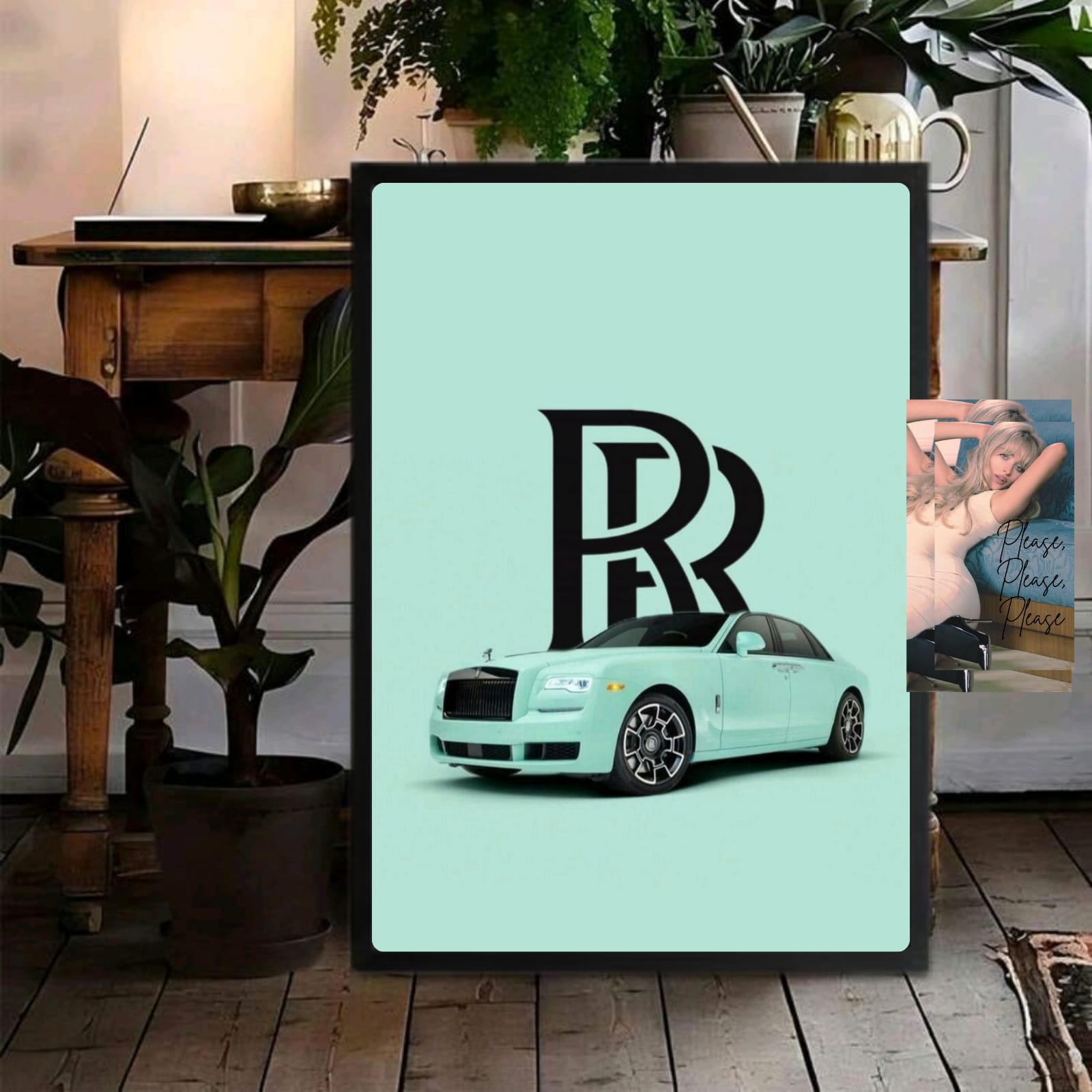 rolls royce- car poster