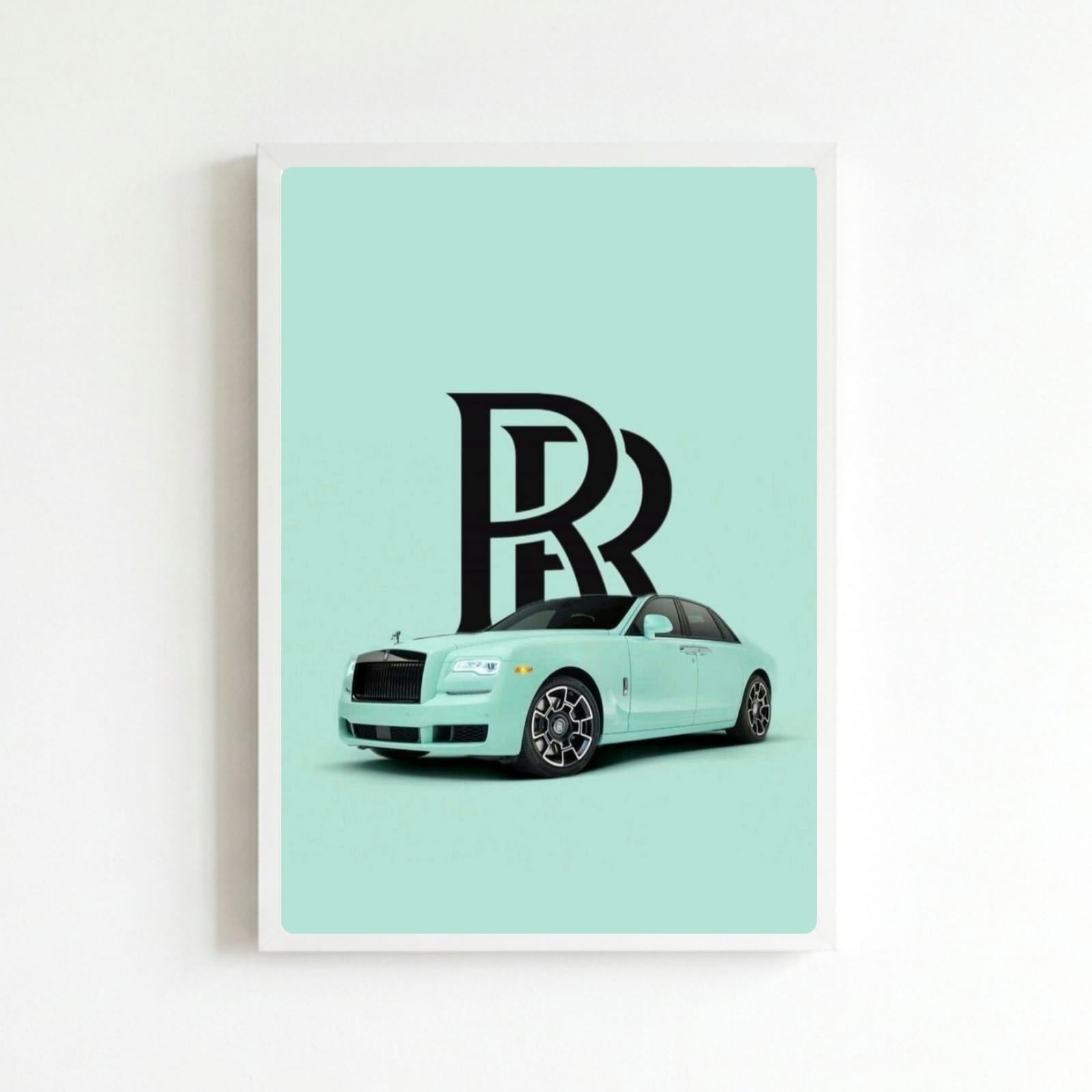 rolls royce- car poster