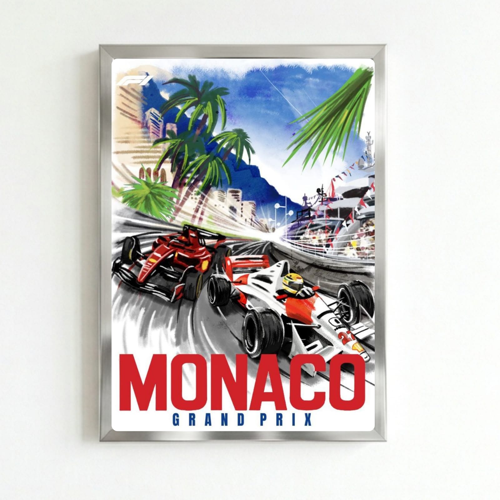 f1 poster monaco gp