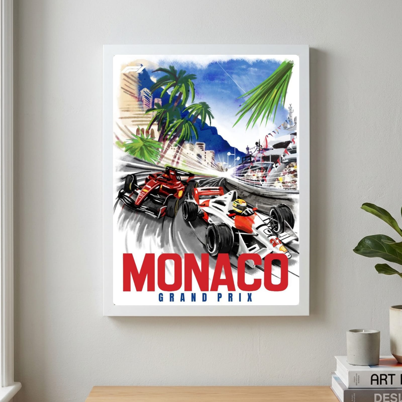 f1 poster monaco gp
